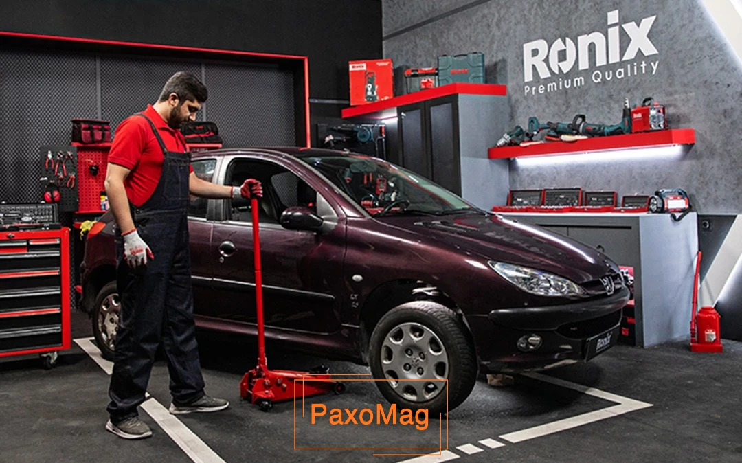 بالا بردن خودرو با جک سوسماری RH-4912 رونیکس