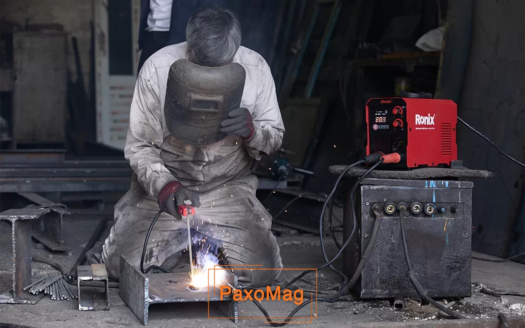 جوشکاری با الکترود پنج با 200 آمپر واقعی