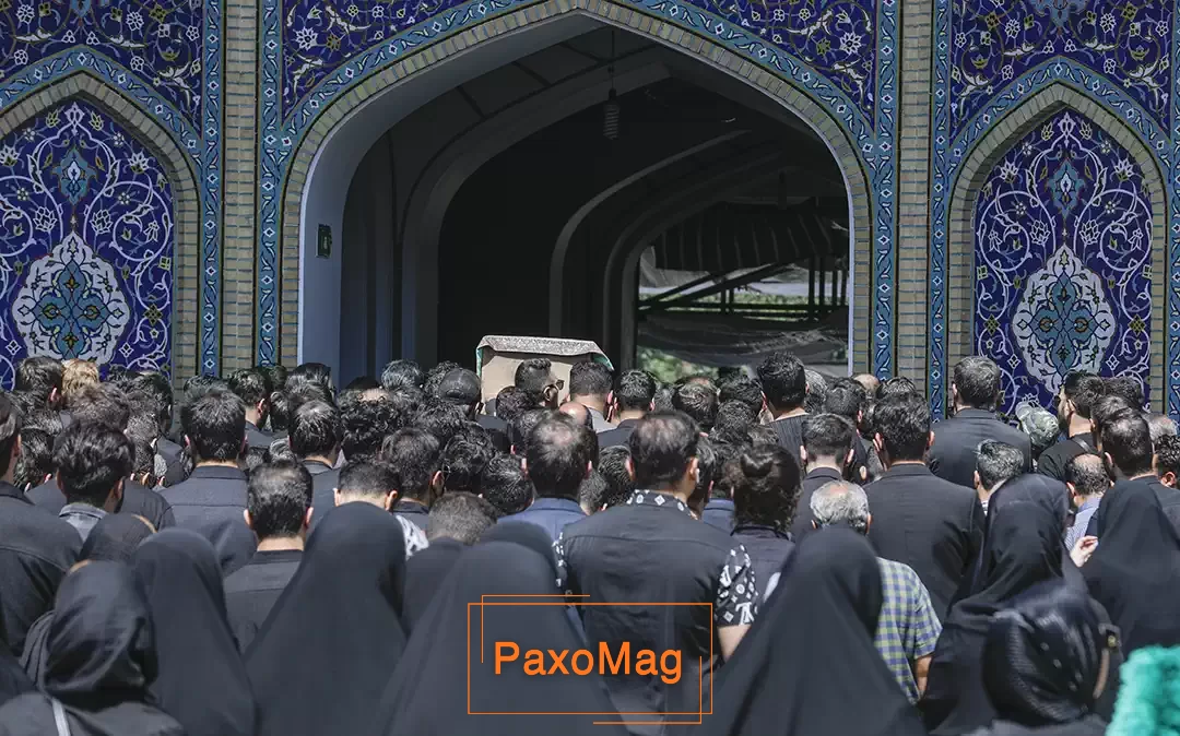 خاکسپاری حاج محمدجواد رامخو در حرم حضرت عبدالعظیم حسنی