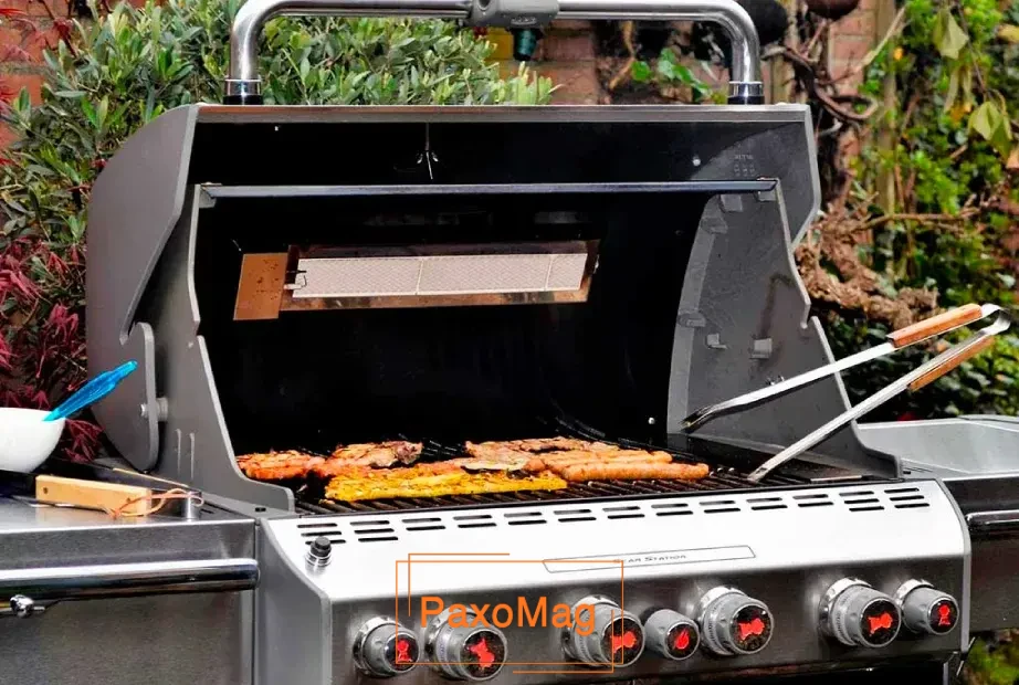 کار با کباب پز