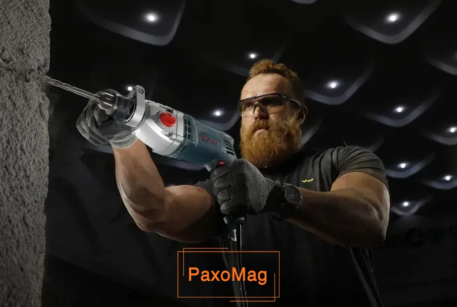 نحوه کار با دریل چکشی