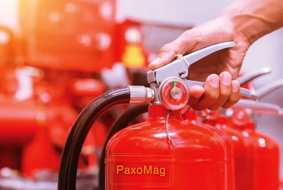 کپسول آتش‌نشانی از نکات ایمنی نقاشی ساختمان