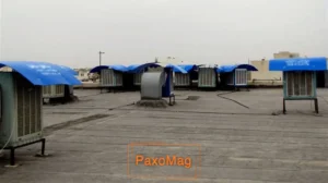 بوی بد کولر آبی